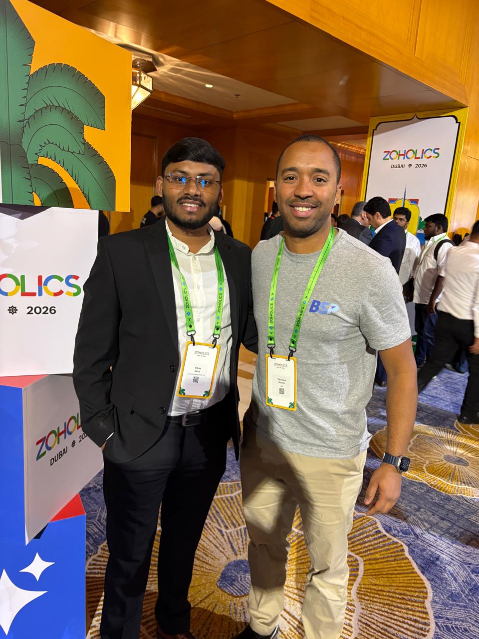 Qatar ERP consultants at Zoholics Dubai 2026