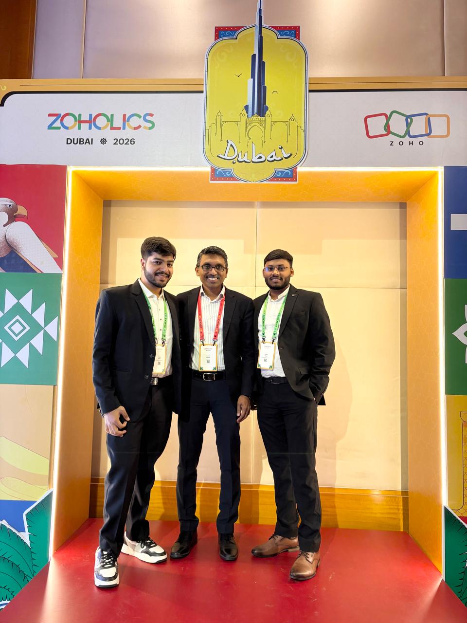 The Qatar ERP team at Zoholics Dubai 2026