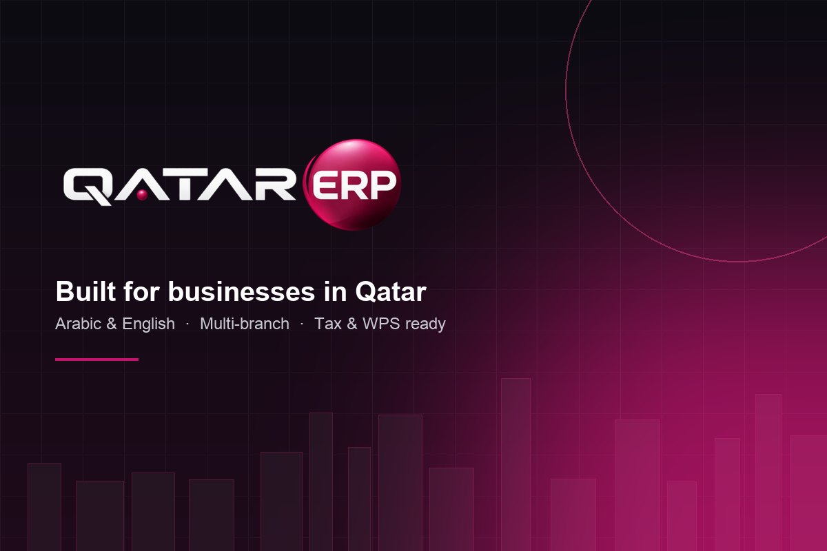 Qatar ERP, built for businesses in Qatar